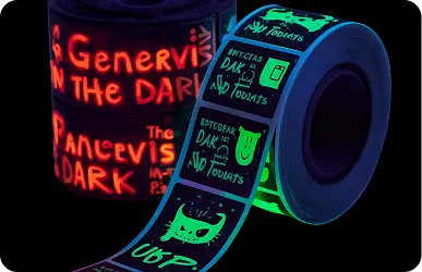 Etiquetas Glow in the Dark