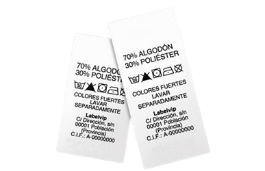 Etiquetas Nylon